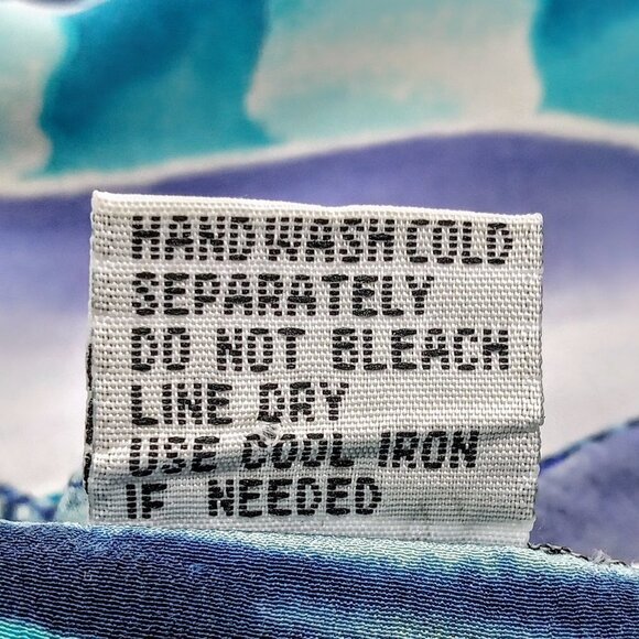 Alfred Dunner Blue Silk Short Sleeve Top - Picture 4 of 4